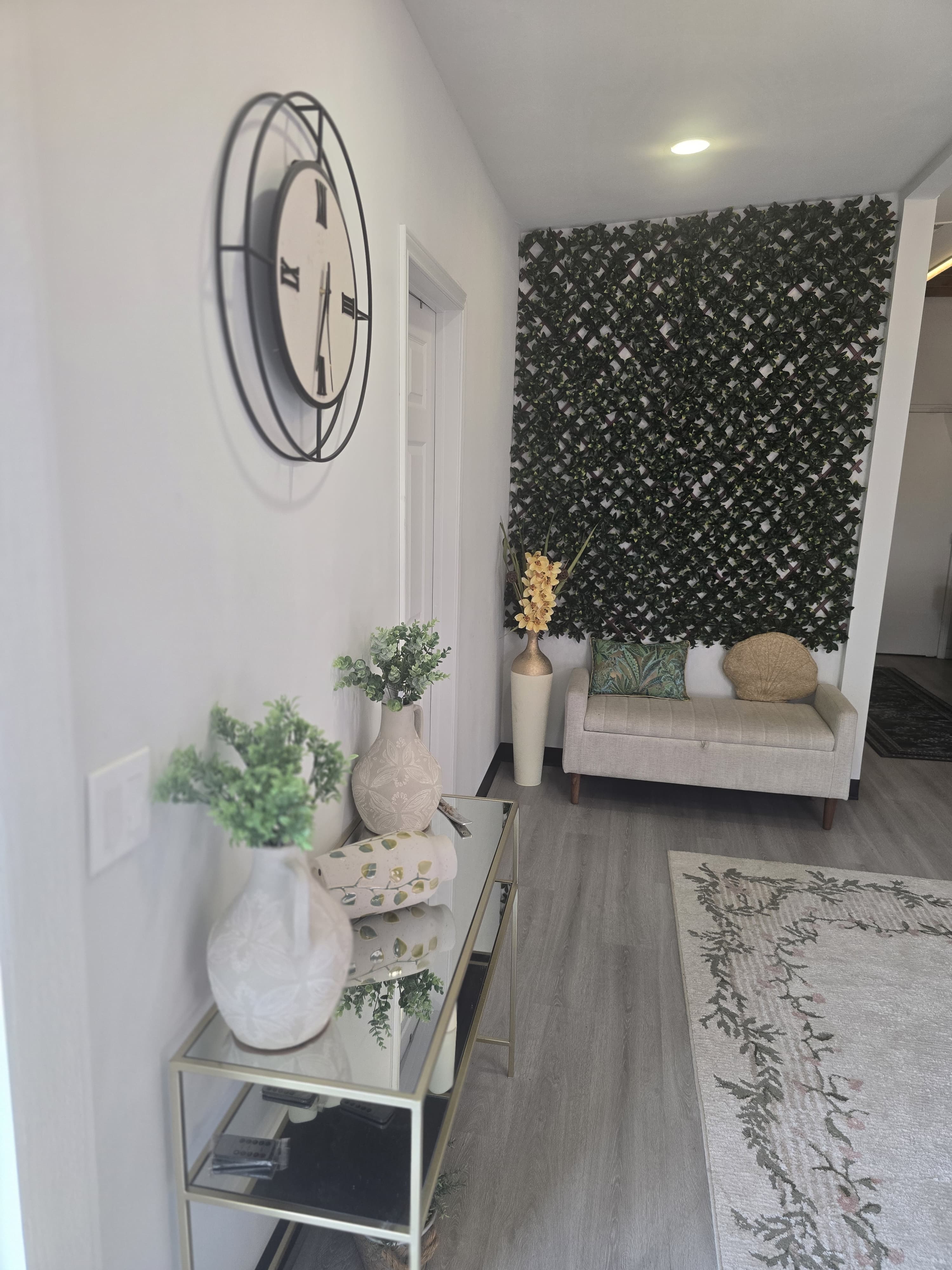 Welcoming reception and waiting area
